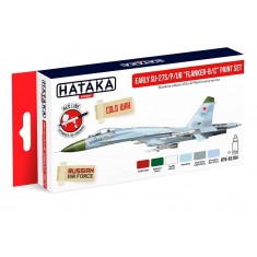 Acrylic Paint Set for Airbrush - Early Su-27S/P/UB "Flanker-B/C" (6 x 17ml)
