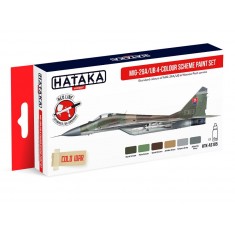 Acrylic Paint Set for Airbrush - MiG-29A/UB 4-colour Scheme in Warsaw Pact (6 x 17ml)