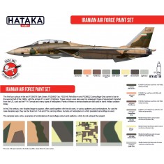 Acrylic Paint Set for Airbrush - Iranian AF (8x 17ml)