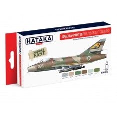 Acrylic Paint Set for Airbrush -  Israeli AF 1970's Desert Colours (17ml x 6)