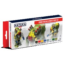 Acrylic Paint Set for Airbrush - Combat Mechas & Robots (17ml x 8)