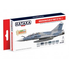 Acrylic Paint Set for Airbrush - Modern Brazilian AF Vol.2: Brazilian Mirage Fleet from 1972 till 2013