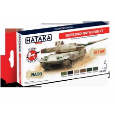 Acrylic Paint Set for Airbrush - Modern Danish Army AFV Paint Set