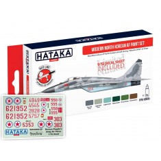 Acrylic Paint Set for Airbrush & 1/72 Decal - Modern North Korean AF [Wonsan 2016 Air Show] (6 x 17ml)