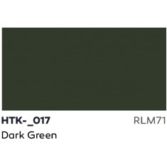 Acrylic Paint for Brush - Dark Green #RLM71 (17ml)