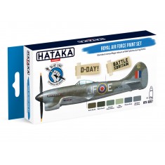 Acrylic Paint for Brush - WWII Royal Air Force Camouflage (17ml x 6)
