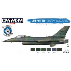 Acrylic Paint Set for Brush - USAF European Camouflage (6x 17ml)