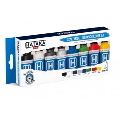Acrylic Paint for Brush - Scale Modelling Basic Colours (8 x 17ml)