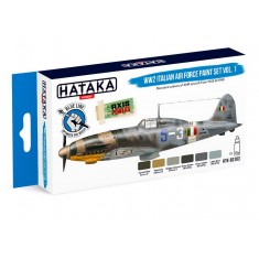 Acrylic Paint for Brush - WWII Italian AF Vol. 1 ANR Aircraft 1943-45 (17ml x 6)