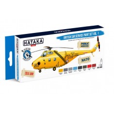 Acrylic Paint for Brush - British SAR Service Vol. 1 Search & Rescue Helicopters (8x 17ml)