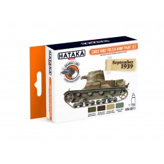 Lacquer Paint Set - Early WWII Polish Army Vehicles in 1939 (17ml x 4)