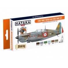 Lacquer Paint Set - Early WWII French Air Force Aircraft in 1940 (17mlx 6)