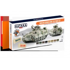 Lacquer Paint Set - Modern German Army AFVs Since 1955 (17ml x 8)