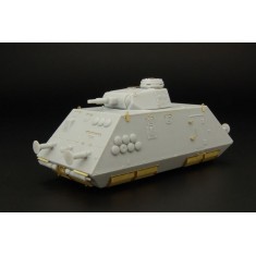 1/72 S.Sp.Pz. Draisine Artilleriewagen Detail Set for UM Kit 255
