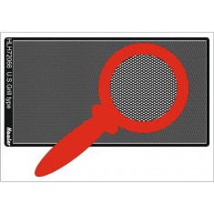 1/72 Engraved Plate-U S  Grill Type