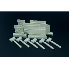 1/72 Wooden Corral resin set