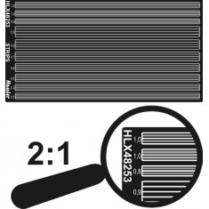 1/48 PE Strips 0.3-1.0mm (total dimensions 100x50mm)