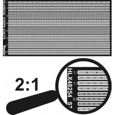 1/48 PE Strips w/Nuts 0.6-1.1mm (total dimensions 100x50mm)