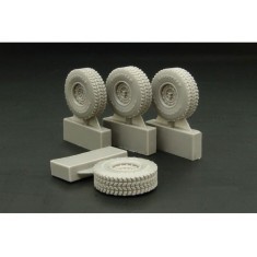 1/48 Hmmwve (Hummer) Aggressive Pattern Wheels for Tamiya kits