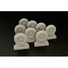 1/48 BTR-60 Wheels for Mikromir kit