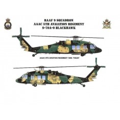 RAAF Decals for 1/72 Sikorsky S-70A-9 Blackhawk RAAF/Army Delivery Schemes