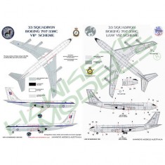 RAAF Decals for 1/72 Boeing 707-338 33 SQN (High/Low-Vis schemes) Tanker / VIP