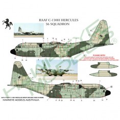 RAAF Decals for 1/72 Lockheed C-130H Hercules 36 SQN (Wrap-around Camo scheme 1990s)