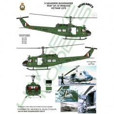 RAAF Decals for 1/72 Bell UH-1D Iroquois AAAC "Bush Ranger"