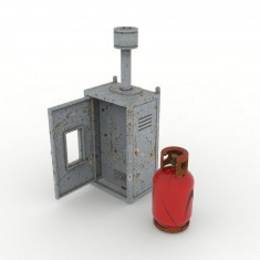 1/35 Central Heating with Gas Cylinder