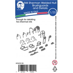 1/35 M4 Sherman Welded Hull Brushguards and Details
