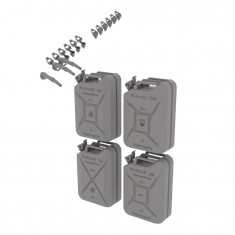 1/35 German Miscellaneus Jerrycans (3 per tipo totale 12)