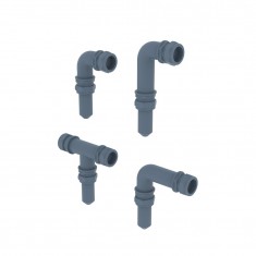 1/35 Veichles Electrical Cable Connecting Pipes