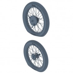 1/35 DKW NZ350 Flat Tyres