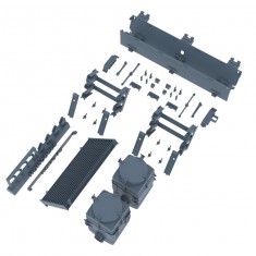 1/35 M4A1 (76) Late Rear Hull Detail Set for Takom/Italeri/Dragon/Tasca