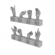 1/35 Hands Set 5 (4 Pairs)