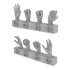 1/35 Hands Set 6 (4 Pairs)