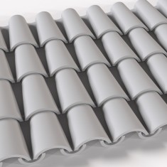 1/72 Roof Tile 'Italian Coppi' (200pcs)