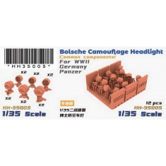 1/35 WWII German Panzer Bosch Camouflage Headlight Common Components