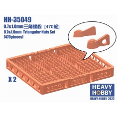 0.7&1.1mm Triangular Nuts Set B (470pcs)