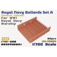 1/700 WWI Royal Navy Warship Bollards Set A General Edition