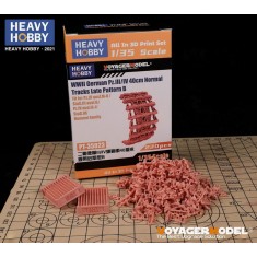 1/35 WWII German Pz.III/IV 40cm Normal Tracks Late Pattern C