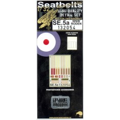 1/32 Royal Aircraft Factory S.E.5a Seatbelts for Wingnut Wings / Roden kits