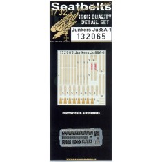 1/32 Junkers Ju88A-1 Bomber Seatbelts for Revell kit