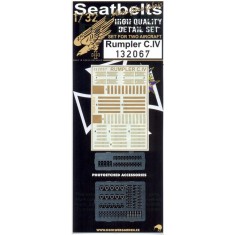 1/32 Rumpler C.IV Seatbelts for Wingnut Wings kit