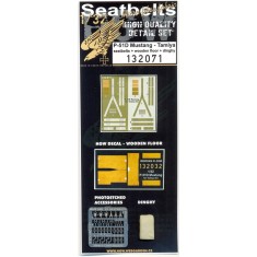 1/32 North American P-51D Mustang Seatbelts & Dinghy for Tamiya kit