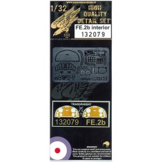 1/32 Royal Aircraft Factory FE.2b Interior Detail Set for Wingnut Wings kit