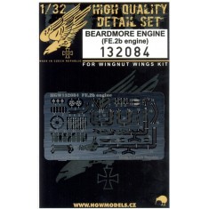 1/32 Beardmore Engine (FE.2b) Detail Set for Wingnut Wings kit