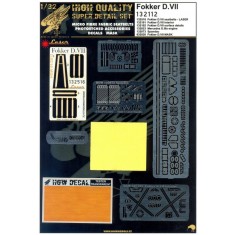 1/32 Fokker D.VII Super Detail Set for Wingnut Wings kit
