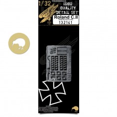 1/32 Roland C.II Engine Mercedes D.III 160hp Detail Set for Wingnut Wings kit