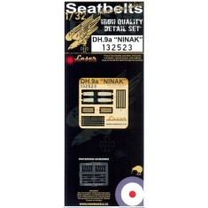1/32 DH.9a Ninak Seatbelts (Laser Cut) for Wingnut Wing kit
